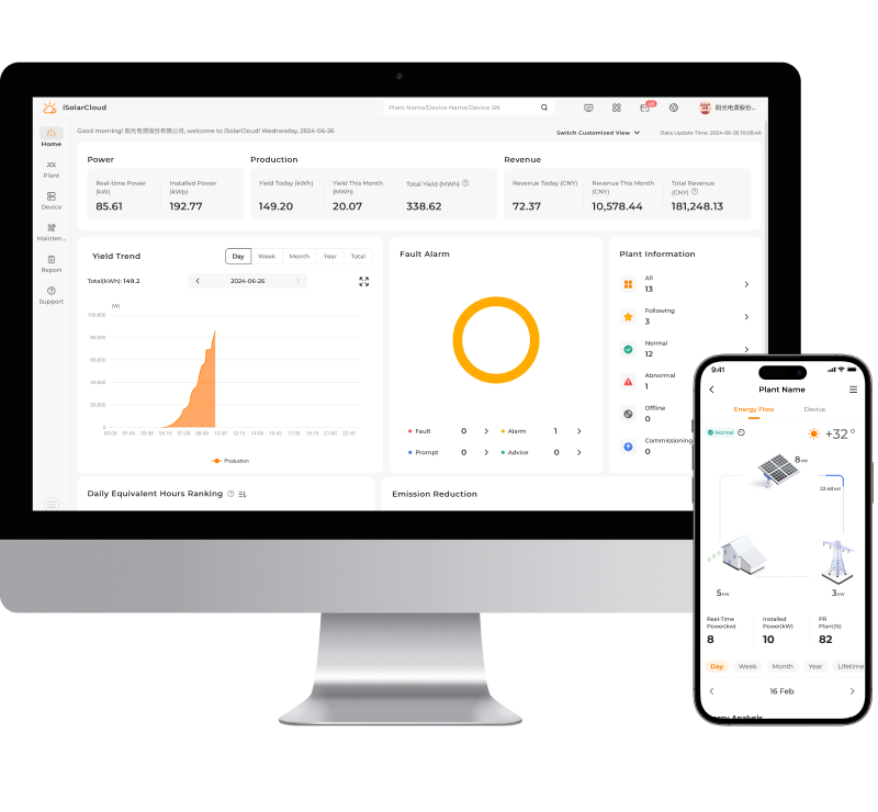 solar monitoring app